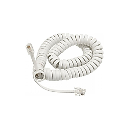 Hq Speed Telefon Ahize Spiral Kablosu Beyaz Renk