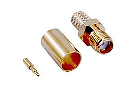 SMA Dişi Sıkmalı RP Konnektör - LMR240