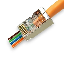 Hq Speed Yeni Nesil Metal RJ45 Cat6 / Cat5 Jak Plug (100 Adet)