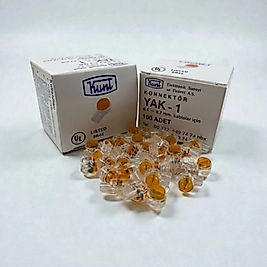 Kunt Yak 1 | Oksitlenme Önleyici Jel Dolgulu Telefon Kablo Ek Konnektörü (Ek Boncuğu) - 100 Adet