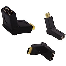 Hq Speed Hdmi 4K / 3D 180 Derece Oynar Başlıklı Adaptör Dönüştürücü