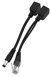 IP Kamera RJ45 PoE Adaptör Seti – Cat5 Ethernet Güç ve Veri Aktarım Kablosu (Power Over Ethernet)